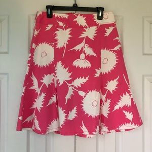 Isaac Mizrahi Floral A-Line Skirt